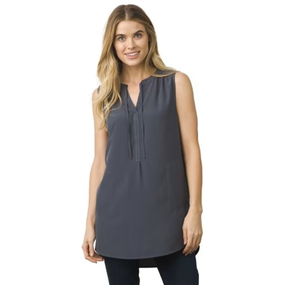 PrAna Natassa Sleeveless Tunic Gray Women's XS
